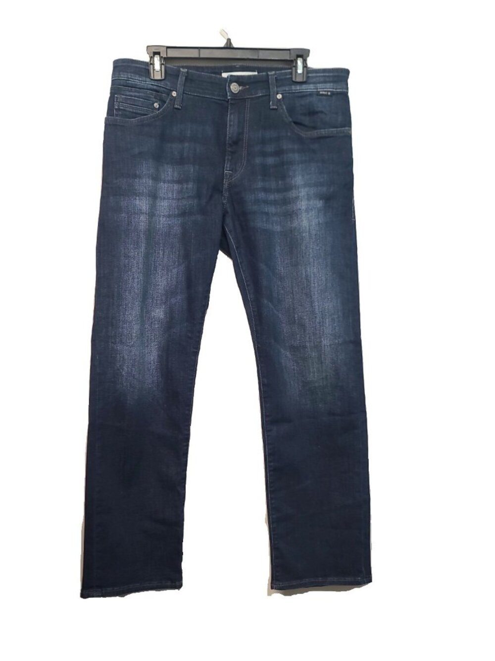 Mavi Zach Straight Leg Jeans Size 33 Blue Stretch Denim